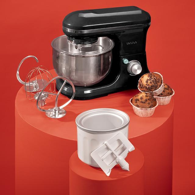 Actual product image Cecotec Robot planetarny Mikser planetarny Cecomixer Merengue 5L 1200 Ice-Cream Black (1200 W, 5 l)