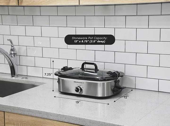 Produktbild Elite Gourmet MST-5240SS Kasserolle-Schongarer