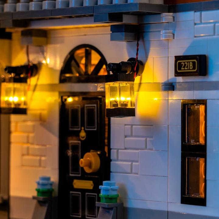 Immagine prodotto BrickBling LED Licht Set für LEGO Sherlock Holmes: Bücherstütze (10351) inkl. Fernbedienung