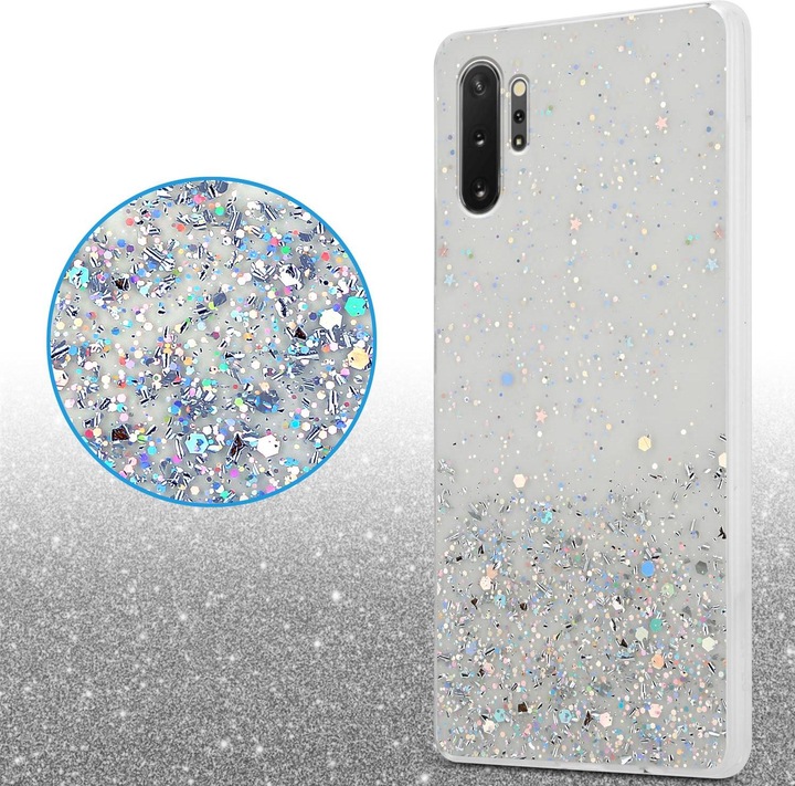 Actual product image Cadorabo TPU cover sparkling glitter (Samsung Galaxy Note 10 Plus)