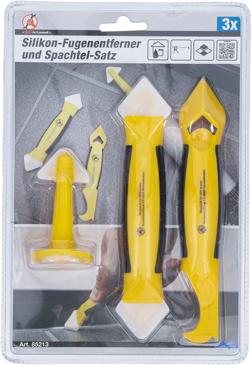 Actual product image BGS Silicone joint remover and spatula set
