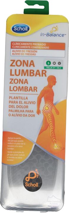 Produktbild Scholl Dr in balance lumbar Insoles T/S Size(37-39.5 )