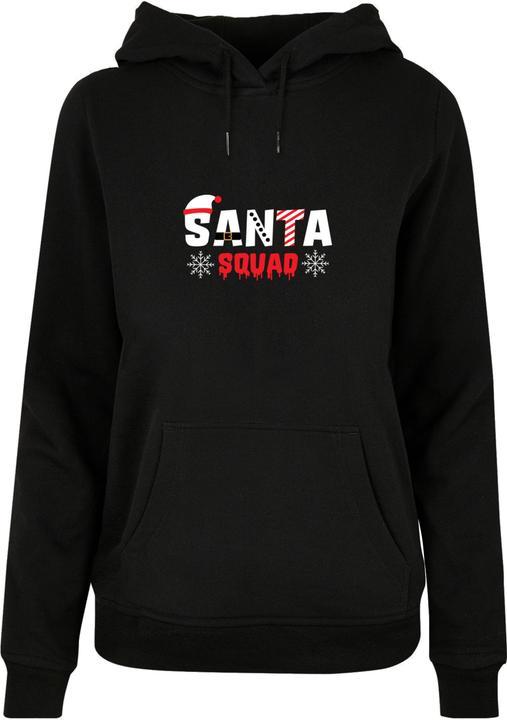 Produktbild Merchcode Ladies Santa Squad Basic Hoody - 117885 (M)