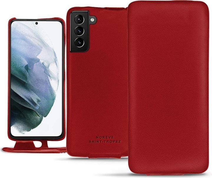 Noreve Lederschutzhülle vertikal (Samsung Galaxy S21+)