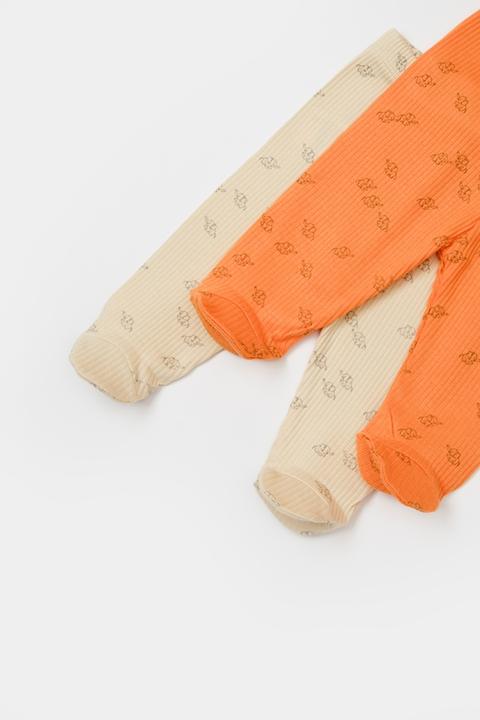 Produktbild BabyCosy Strickhose mit Fuss, 2 Pack (68)