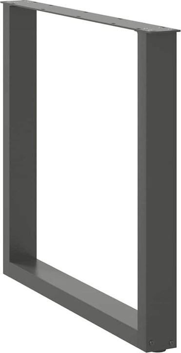 Immagine prodotto vidaXL Gambe per tavolino a U 2 pz. Gamba del tavolo in acciaio antracite 80x(72-73) cm
