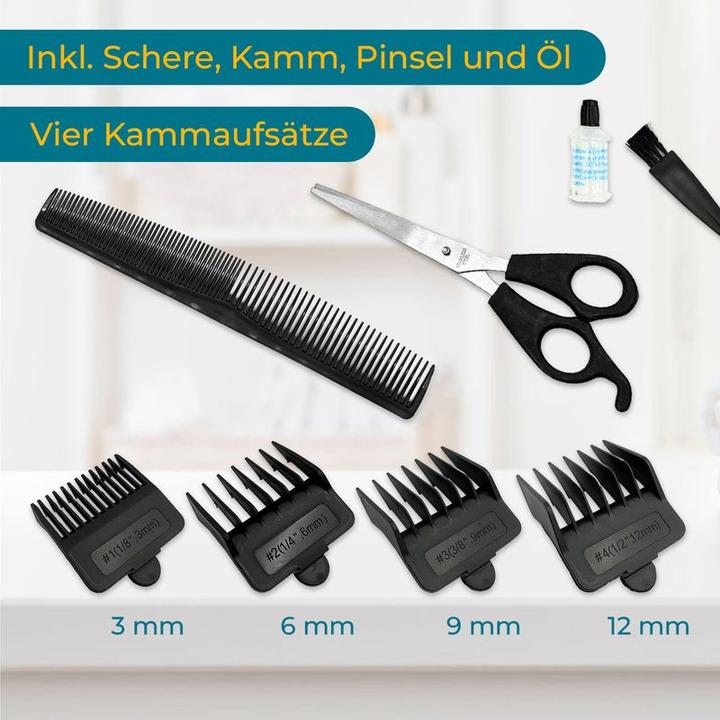 Produktbild Lentz Trimmer Rasierer Haarschneider Maschine mit Aufsatz Bartschneider