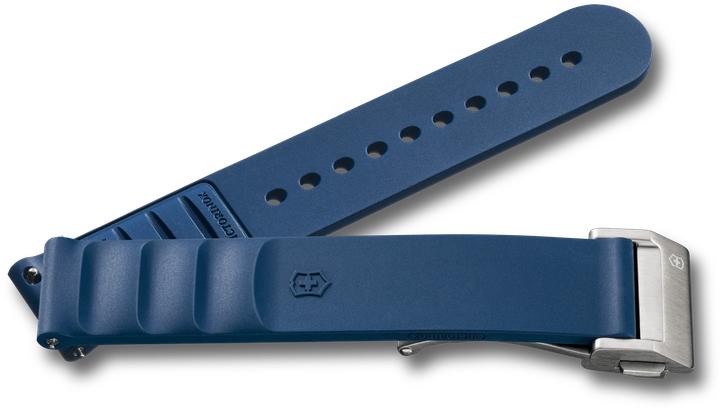 Actual product image Victorinox Rubber Strap D2-DC Small (FKM), Blue (Rubber)