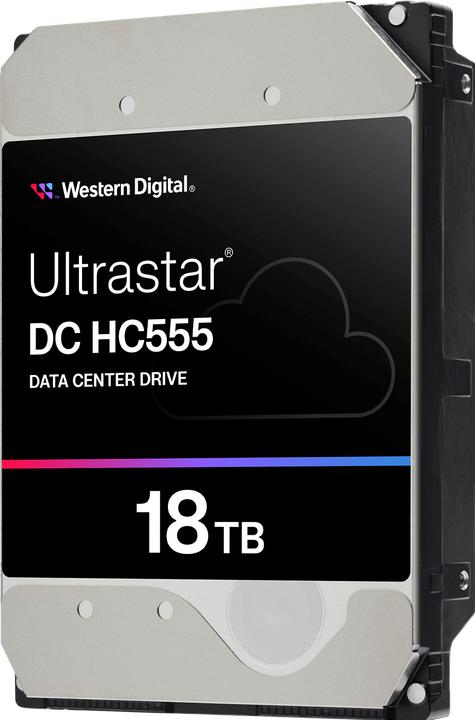 Produktbild WD Ultrastar DC HC555 3.5inch 26.1 18TB 512 7200RPM SATA ULTRA 512E SE NP3 DC (18 TB, 3.5", CMR)