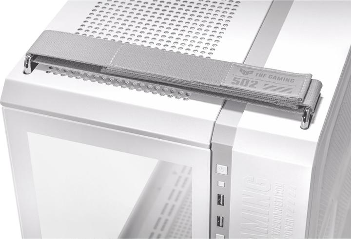 Produktbild ASUS Case TUF GT502 PLUS TG Gaming White (mATX, Mini-ITX, ATX)