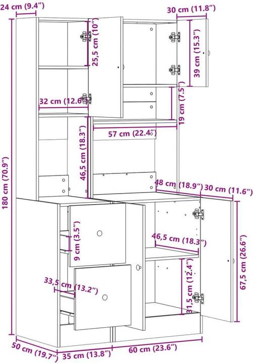 Immagine prodotto vidaXL Küchenschrank