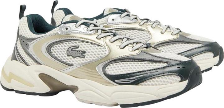 Actual product image Lacoste Mens Storm 96 2K Synthetic Leather Trainers (43)
