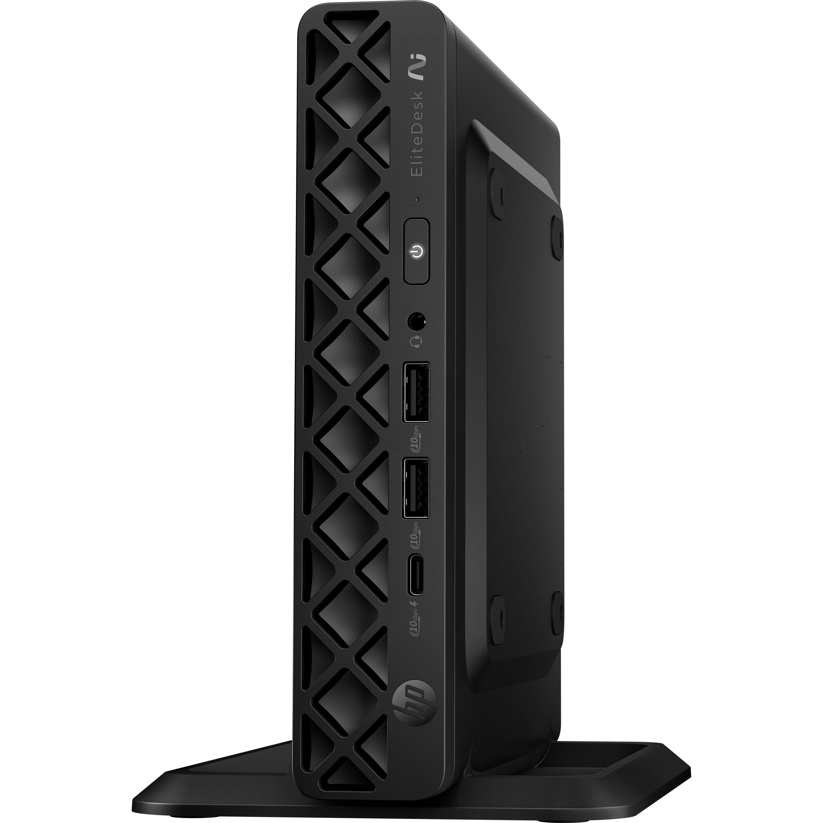 HP EliteDesk 8 Mini G1a Desktop Next Gen AI PC Wolf Pro Security Edition (1000 GB, 32 GB), PC, Schwa