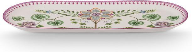 Image du produit PIP Studio Lily&Lotus plat à gâteau blanc/violet 33cm