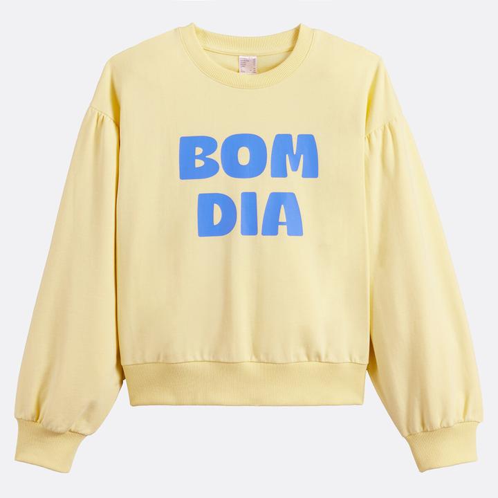 Produktbild La Redoute Collections Sweatshirt mit Rundhalsausschnitt (140)