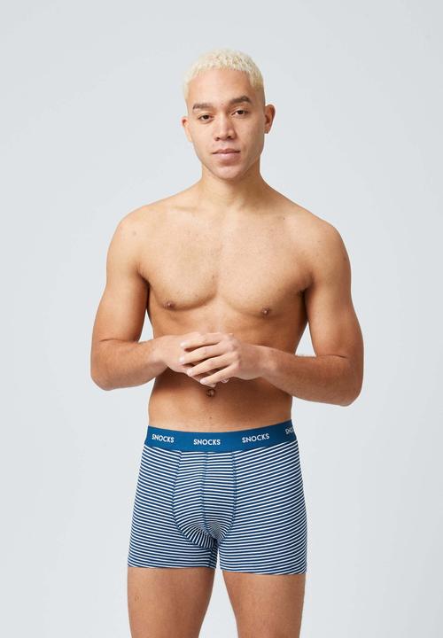 Immagine prodotto Snocks Boxershorts mit Streifen (L, confezione da 6)