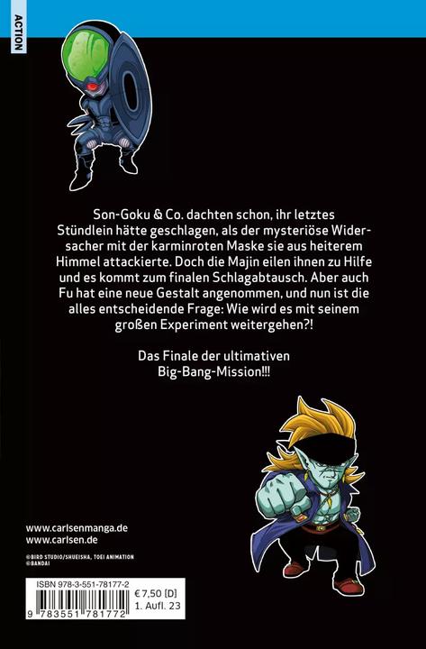 Actual product image Super Dragon Ball Heroes Big Bang Mission!!! 3 (German, Yoshitaka Nagayama, Martin Gericke, 2023)