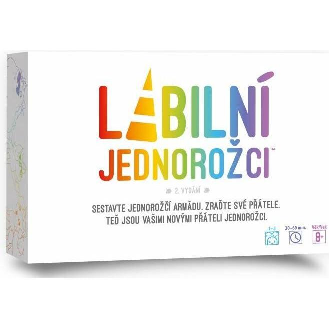 Teeturtle Multicolore Unicorni Instabili (2 - 8 Giocatori)