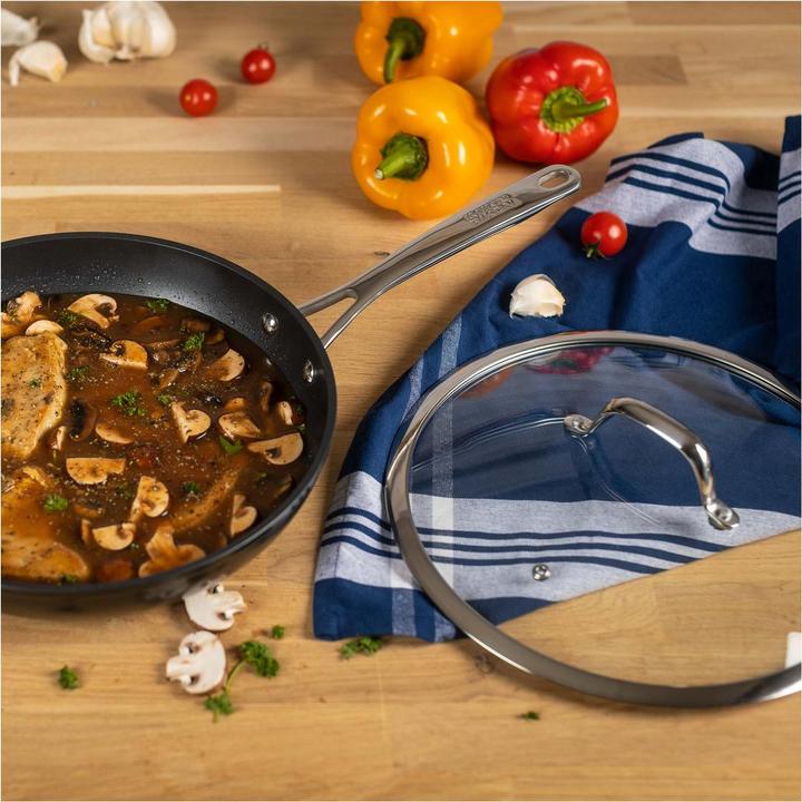 Productafbeelding Kuhn Rikon Easy Pro Sauté-Pfanne (Koekenpan, Aluminium, Roestvrij staal, 28 x 13.50 cm)