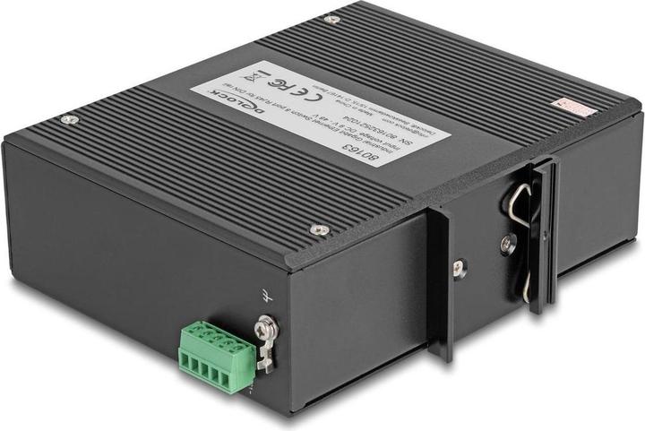 Productafbeelding Delock Industrie Gigabit Ethernet Switch 8 Port RJ45 für Hut (8 Havens)