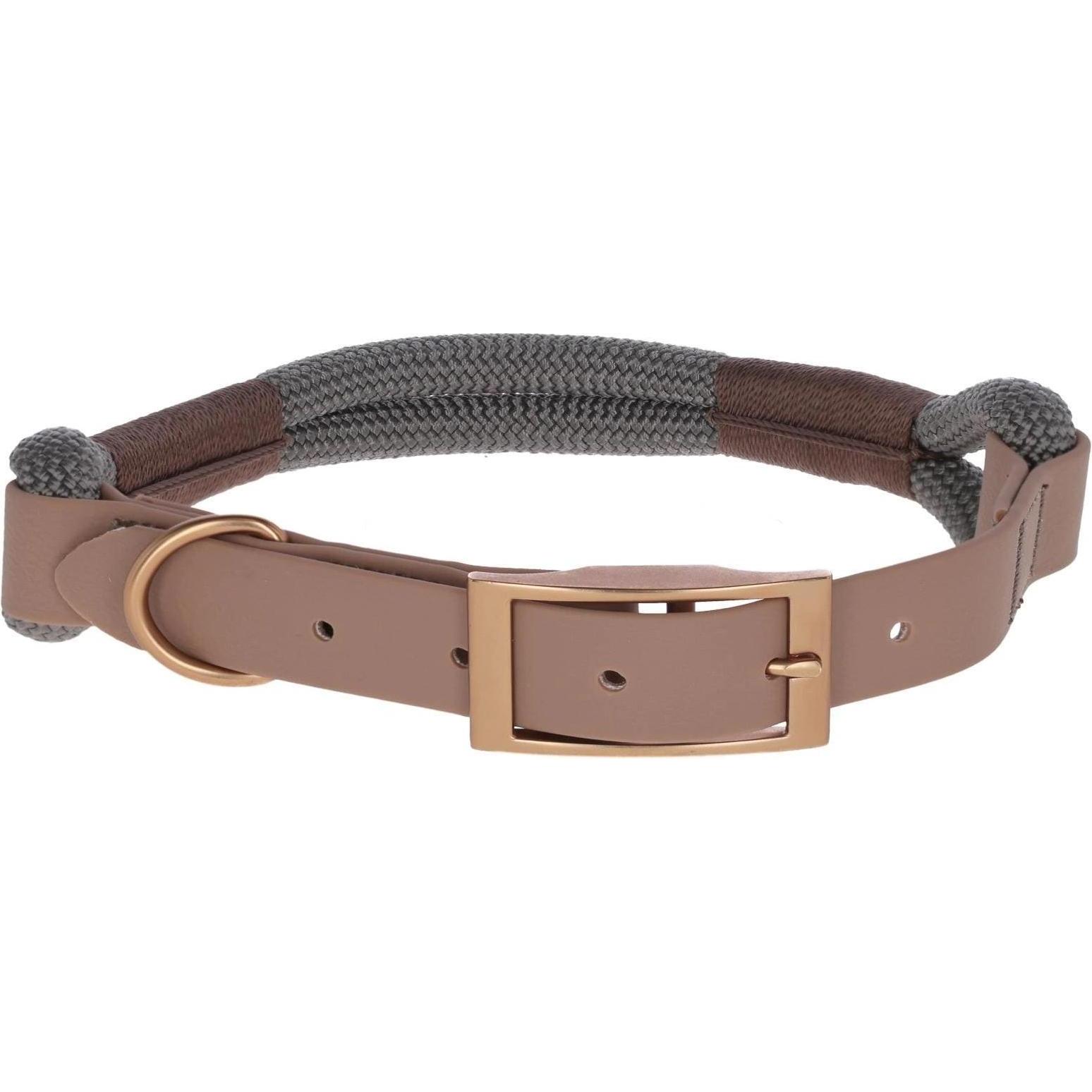 Meilleurs prix pour Kerbl collier Monte Carlo, marron/gris, 12 mm x 40 - 55 cm (12), Collier + laisse