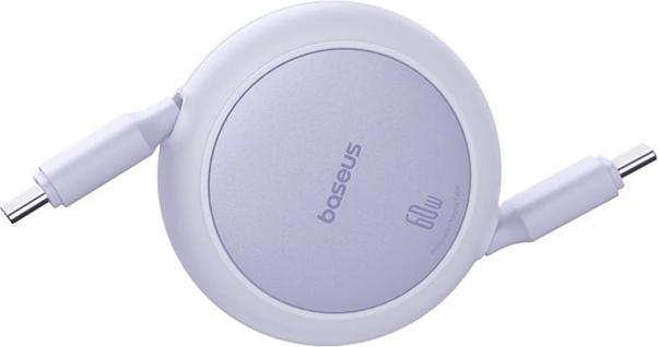 Produktbild Baseus Free2Pull Mini USB-C to USB-C 60W USB cable, 1m (purple) (1 m, 60 W)