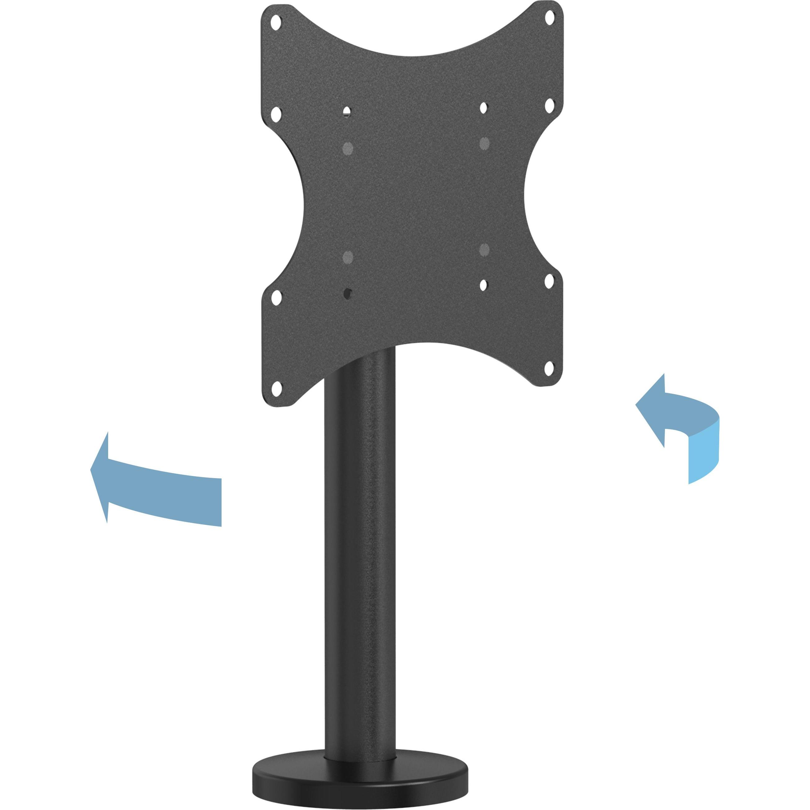 Multibrackets Tischständer Fixmontage 23-43", Metall, schwarz, TV Halterung Zubehör, Schwarz