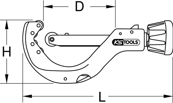 Actual product image KS Tools Automatic pipe cutter (350 mm)