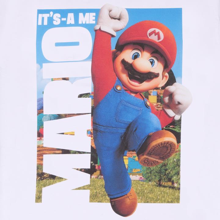 Actual product image Heroes Inc Super Mario Bros T-Shirt It's A Me Mario Fashion (M) (M)