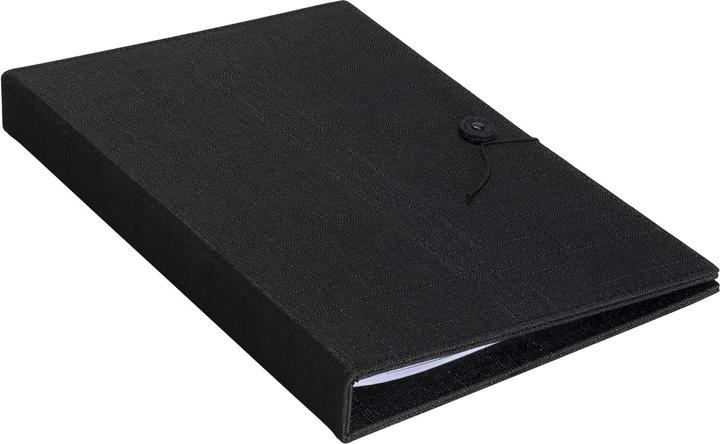 Actual product image Europel Menu folder LEINEN, DIN A4, black