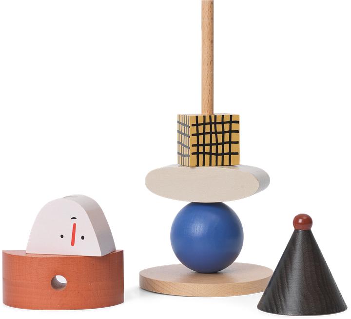 Actual product image Ferm Living Figure Stacking Blocks