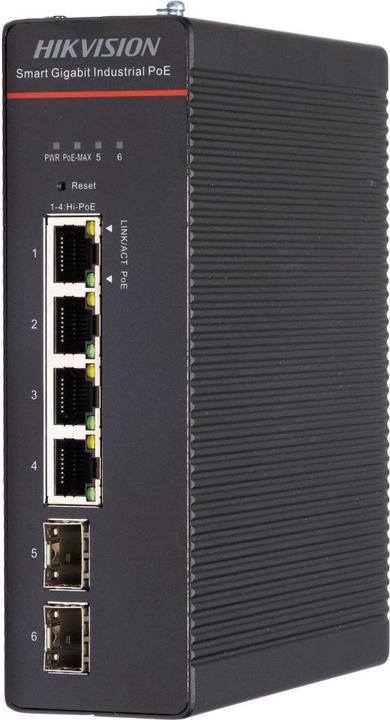 Actual product image Hikvision Industrial Smart Managed POE (4 ports)