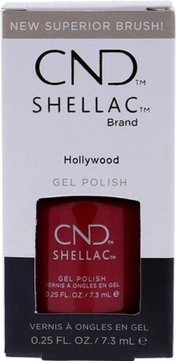 Actual product image CND Shellac - Color Coat Hollywood (Red, UV gel varnish)