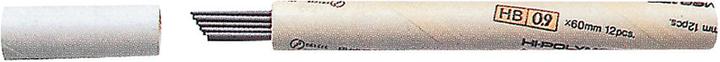 Produktbild Pentel Minen HB C929-HB 0,9mm 12 Stück (12 Stück, Schwarz, 0.90 mm)