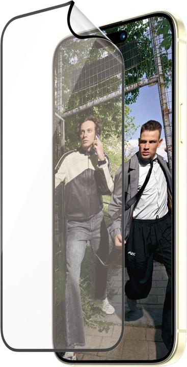 Produktbild PanzerGlass MATRIX Screen Protector with D3O Ultra-Wide Fit (1 Stück, Apple iPhone 15 Plus)