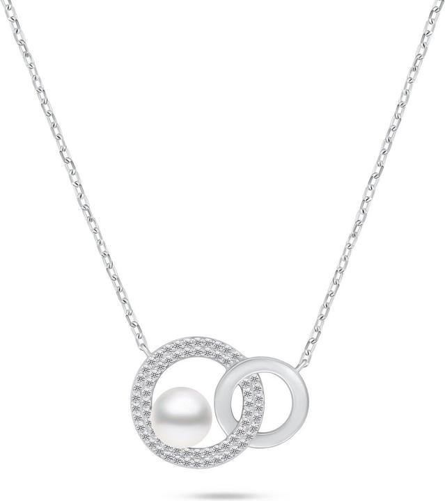 Produktbild Brilio Silver - Charming silver necklace with genuine pearl NCL135W