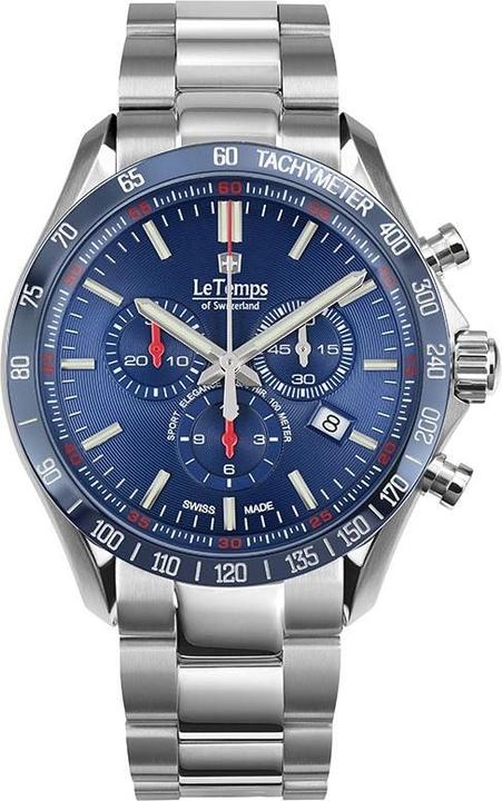 Immagine prodotto Le Temps Eleganza sportiva (Cronografo, 43 mm)