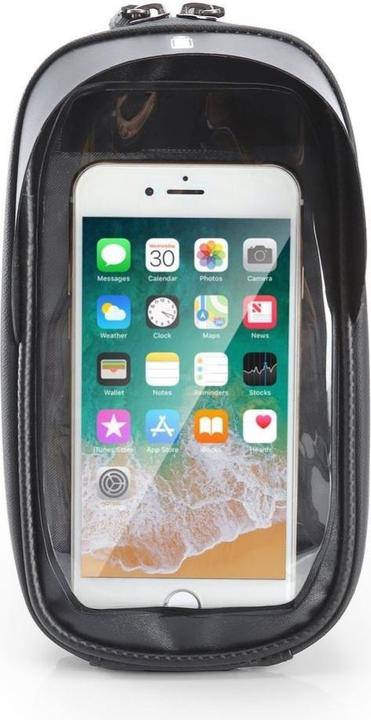 Produktbild Wozinsky Fahrradlenkertasche mit Handytasche 1l schwarz (WBB16BK) (1 l, Lenkertasche)
