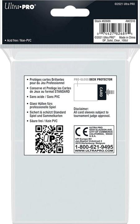 Actual product image Ultra Pro Deck Protectors