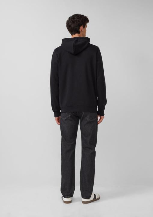 Produktbild s.Oliver Sweatshirt Jacke Sweatshirt-Jacke mit Kapuze und Logo (S)