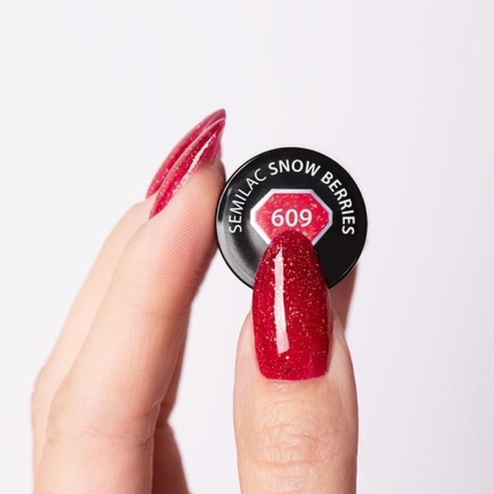 Immagine prodotto Semilac UV 609 Snow Berries (Bacche di neve)