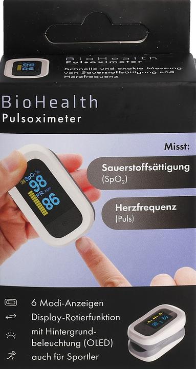 Immagine prodotto Bio Health Pulsoximeter mit Perfusions-Index (PI)