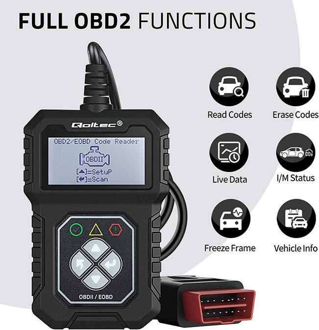 Actual product image Qoltec OBDII EOBD ProLine