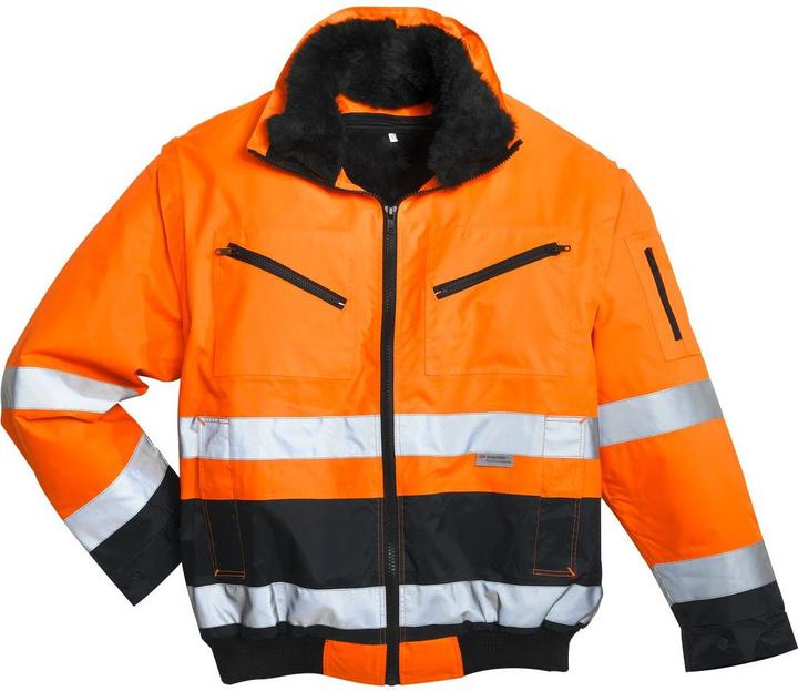 Actual product image Prevent High-visibility pilot jacket size M orange/navy (M)