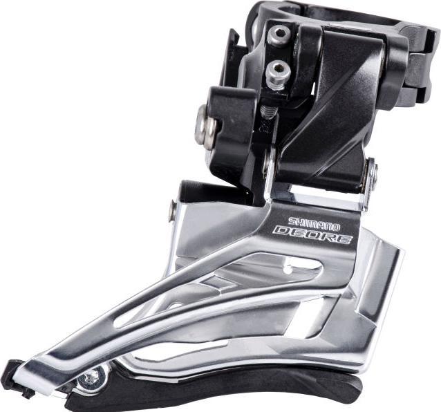 Actual product image Shimano Deore MTB FD-M6025 front derailleur 2x10s Down Swing Fast high