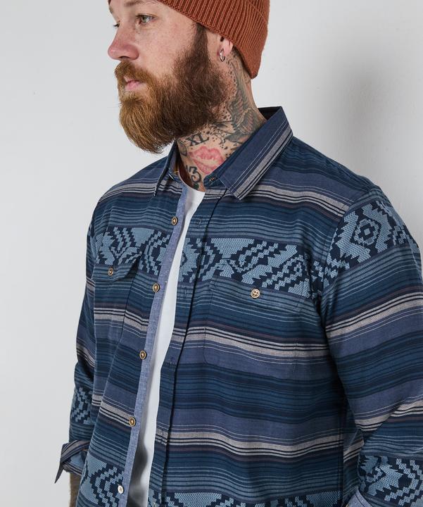 Actual product image Joe Browns Aztec Stripe Long Sleeve Shirt (S)