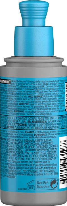 Produktbild Tigi Shampoo for Dry and Damaged Hair Bed Head Urban Anti + Dots Recovery (Shampoo) - 100ml (Flüssiges Shampoo, 100 ml)