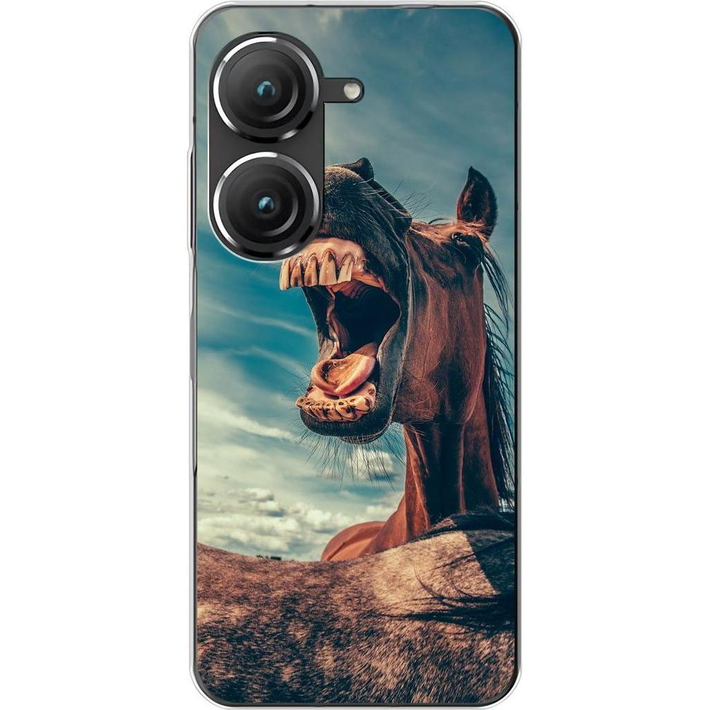 König Design Hülle Handy Schutz für Asus Zenfone 9 Case Cover Tasche Bumper Etuis TPU Neu (Asus Zenfone 9), Smartphone H...
