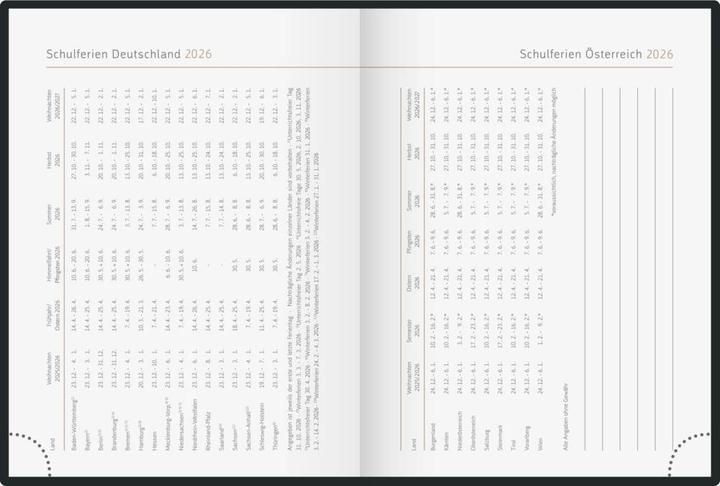 Immagine prodotto Ridoide rido idé Wochenagenda Design Line 2026, Blau (Tedesco)