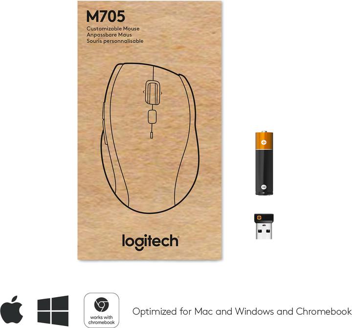 Actual product image Logitech Marathon M705 (Wireless)